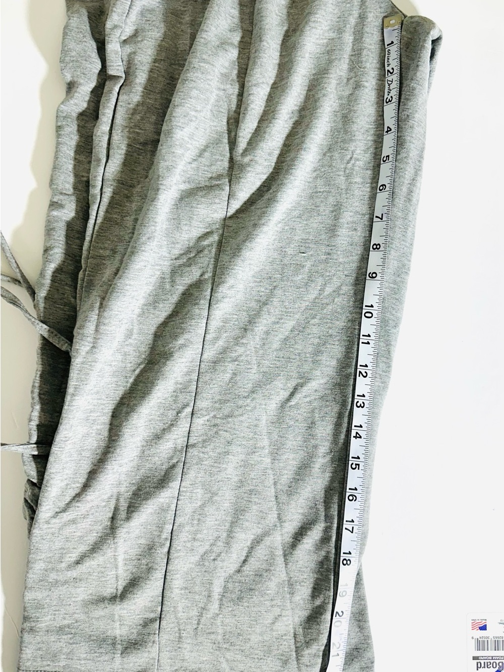 Cupshe Light Gray V-Neck Sleeveless Jumpsuit with Tie Cuffs Wide Leg Sz Small - Picture 10 of 10